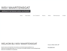 Tablet Screenshot of maartensgat.nl